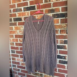 Free People Cable Knit Sweater.